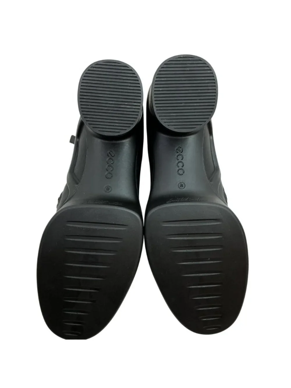 Ecco Shape Sculpted Motion 35 Leather Zip Ankle Boots Womens 9-9.5 Black NEW